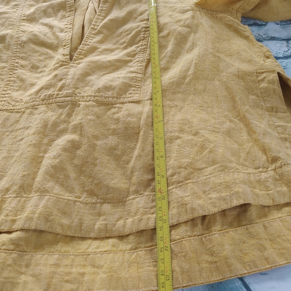 Free People ready or not linen blend blouse - Picture 9 of 12